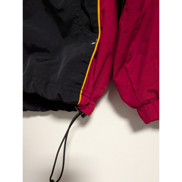 Gear For Sports US Marines Windbreaker Jacket Mens Medium Black Red Full Zip Vtg - Picture 3 of 10